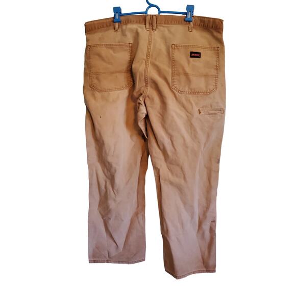 Dickies Khaki Tan Distressed Relaxed Fit Pants Size 42x30 - Picture 1 of 12